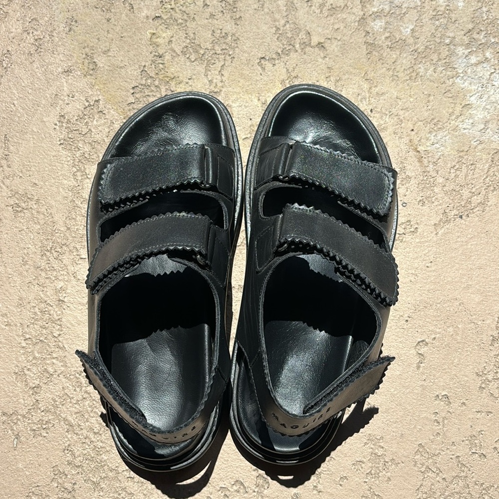 Chunky Black Sandals